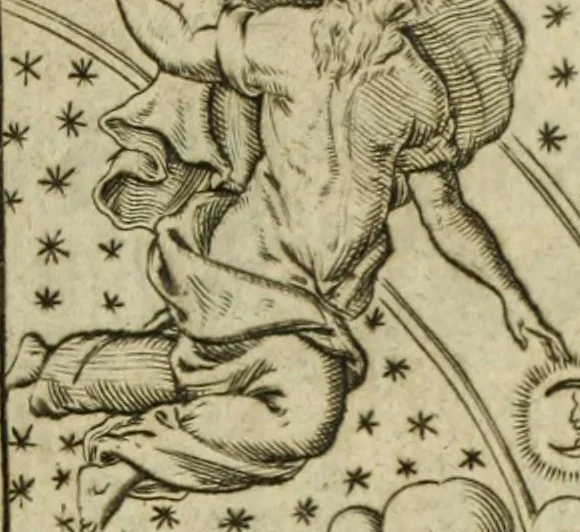 An illustration from Les images ov tableavs de platte peintvre de Philostrate lemnien sophiste grec, 1597, leaf 4