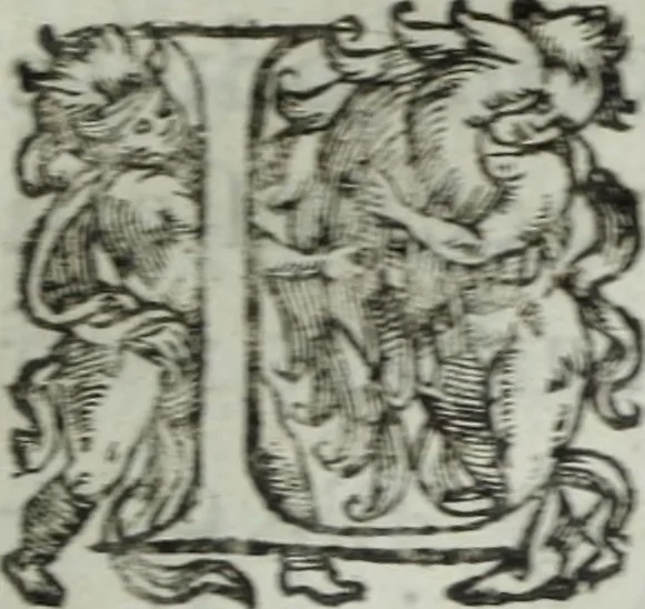 An illustration from Les images ov tableavs de platte peintvre de Philostrate lemnien sophiste grec, 1597, leaf 434