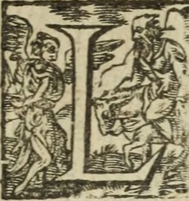 An illustration from Les images ov tableavs de platte peintvre de Philostrate lemnien sophiste grec, 1597, leaf 453