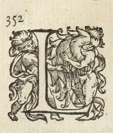An illustration from Les images ov tableavs de platte peintvre de Philostrate lemnien sophiste grec, 1597, leaf 408