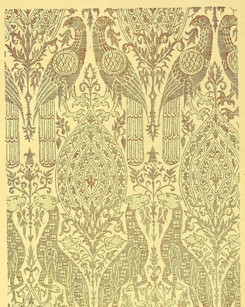 An illustration from Les industries de la soie: sériculture, filature, moulinage, tissage, tenture; histoire & statistique, 1890, leaf 349