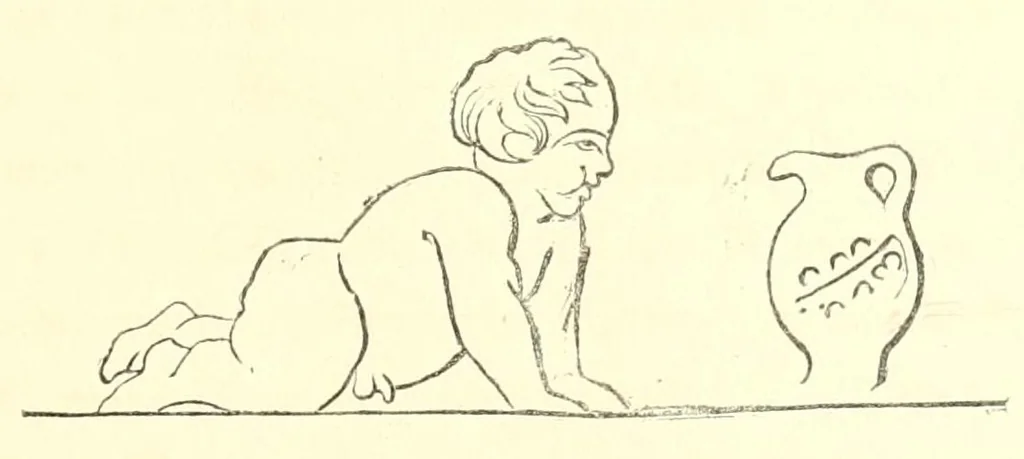 An illustration from Les jeux des anciens, leur description, leur origine, leurs rapports avec la religion, lhistoire, les arts et les moeurs, 1873, leaf 37