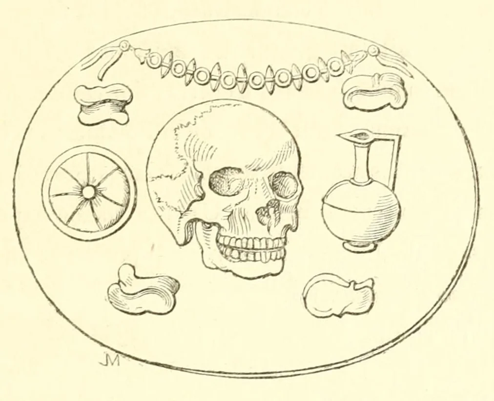 An illustration from Les jeux des anciens, leur description, leur origine, leurs rapports avec la religion, lhistoire, les arts et les moeurs, 1873, leaf 371