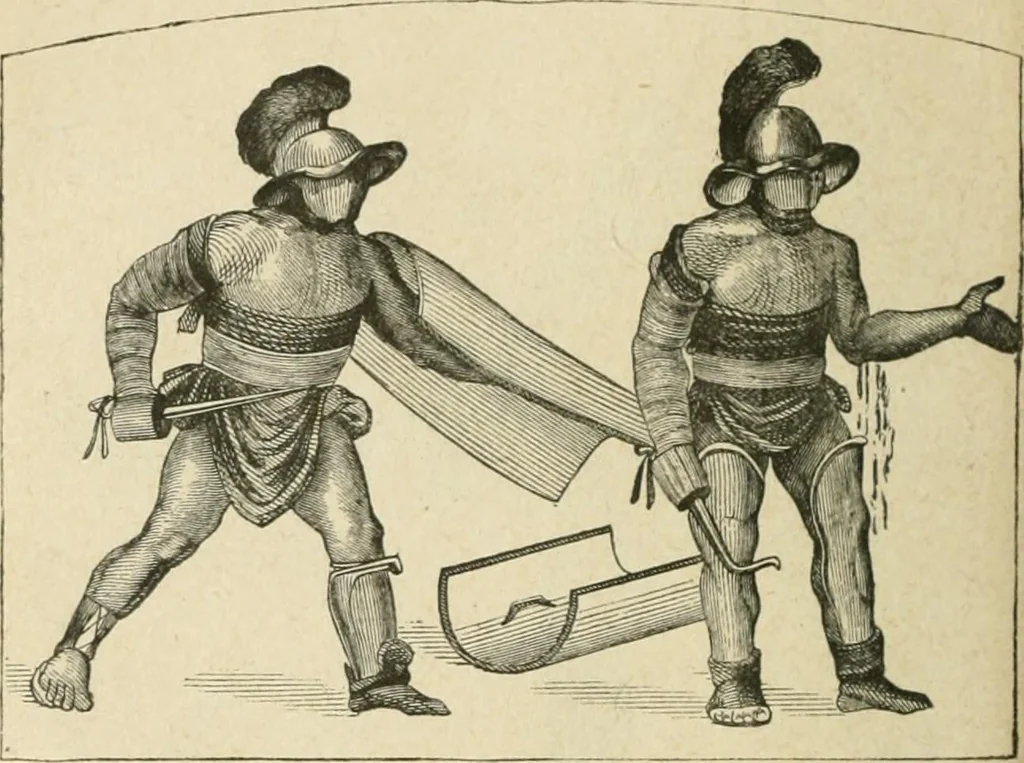 An illustration from Les jeux des Grecs et des Romains, 1891, leaf 223
