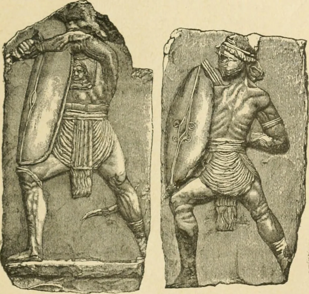 An illustration from Les jeux des Grecs et des Romains, 1891, leaf 224