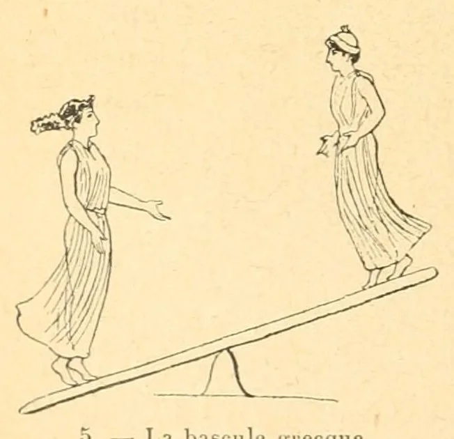 An illustration from Les jeux et les jouets, leur histoire. Le jeu récréatif, le jeu d'adresse, les jeux de hasard et de combinaison, le jeu dans l'éducation physique, le jeu dans l'enseignement moderne. 107 gravures, 1912, leaf 22