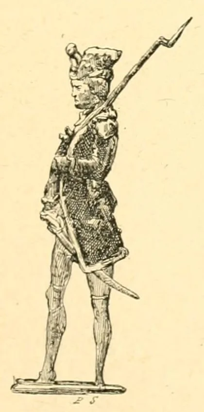 An illustration from Les jeux et les jouets, leur histoire. Le jeu récréatif, le jeu d'adresse, les jeux de hasard et de combinaison, le jeu dans l'éducation physique, le jeu dans l'enseignement moderne. 107 gravures, 1912, leaf 63