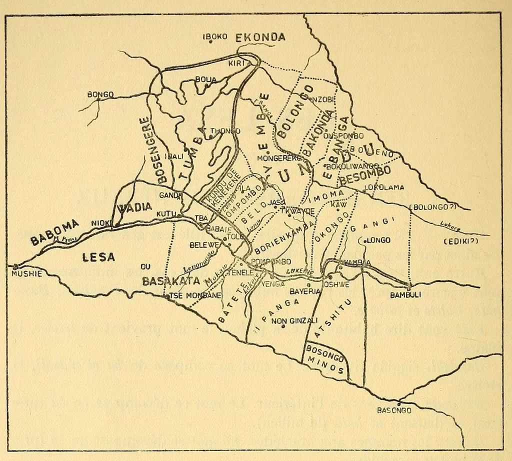 An illustration from Les Lesa : peuplade du Congo belge : notes ethnographiques, 1914, leaf 8
