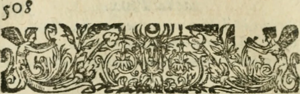 An illustration from Les lettres d'Estienne Pasquier, Conseiller & Advocat General du Roy à Paris : contenans plusieurs belles matieres & discours sur les affaires d'Estat de France, & touchant les guerres civiles, 1619, leaf 527