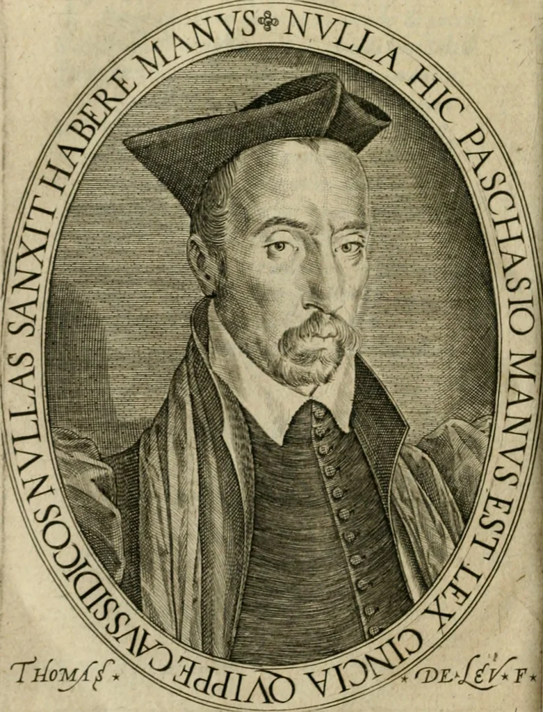An illustration from Les lettres d'Estienne Pasquier, Conseiller & Advocat General du Roy à Paris : contenans plusieurs belles matieres & discours sur les affaires d'Estat de France, & touchant les guerres civiles, 1619, leaf 703