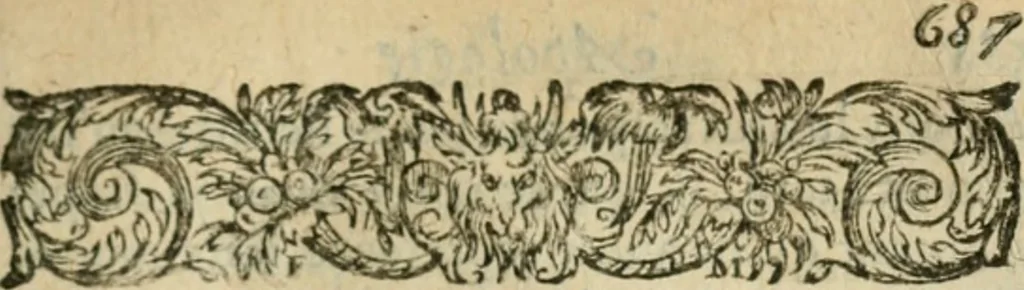 An illustration from Les lettres d'Estienne Pasquier, Conseiller & Advocat General du Roy à Paris : contenans plusieurs belles matieres & discours sur les affaires d'Estat de France, & touchant les guerres civiles, 1619, leaf 706