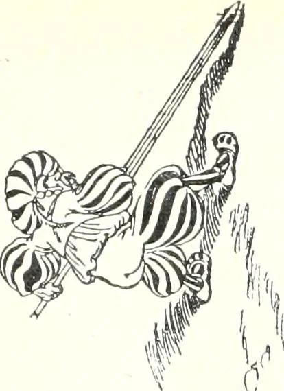 An illustration from Les maitres humoristes : les meilleurs dessins : les meilleurs légendes, 1905, leaf 112