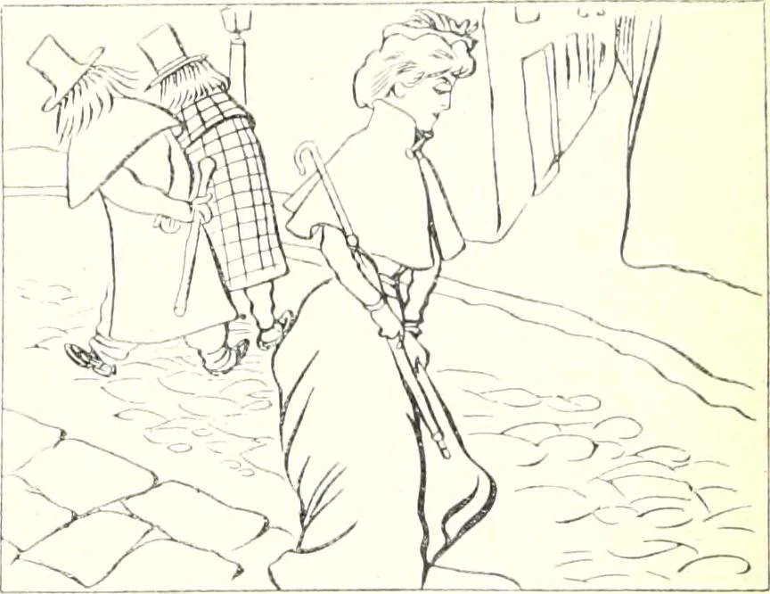 An illustration from Les maitres humoristes : les meilleurs dessins : les meilleurs légendes, 1905, leaf 116