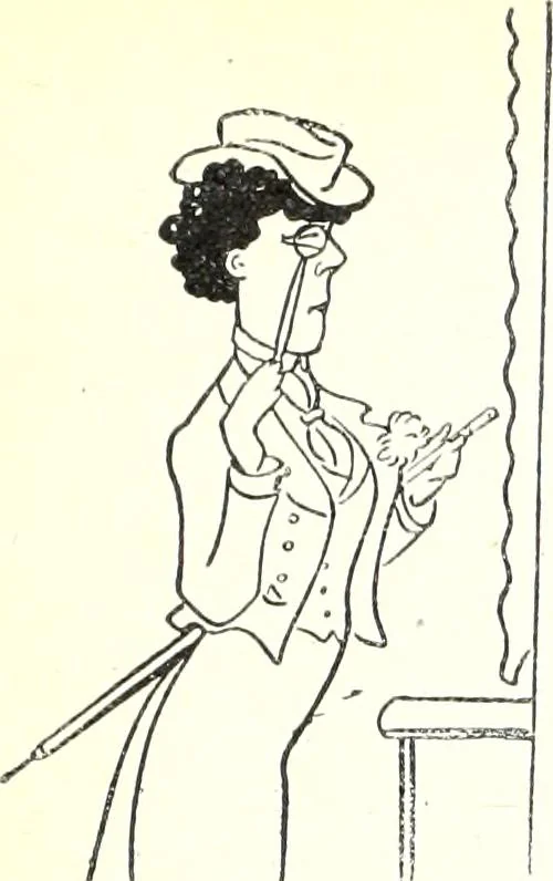 An illustration from Les maitres humoristes : les meilleurs dessins : les meilleurs légendes, 1905, leaf 124
