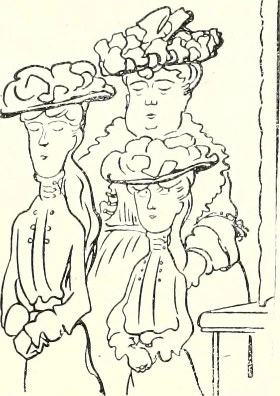 An illustration from Les maitres humoristes : les meilleurs dessins : les meilleurs légendes, 1905, leaf 124