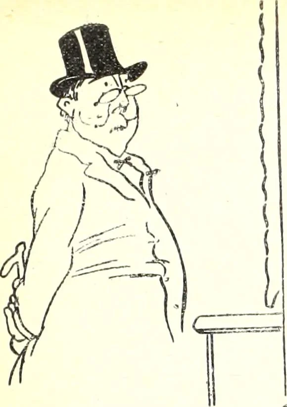 An illustration from Les maitres humoristes : les meilleurs dessins : les meilleurs légendes, 1905, leaf 126