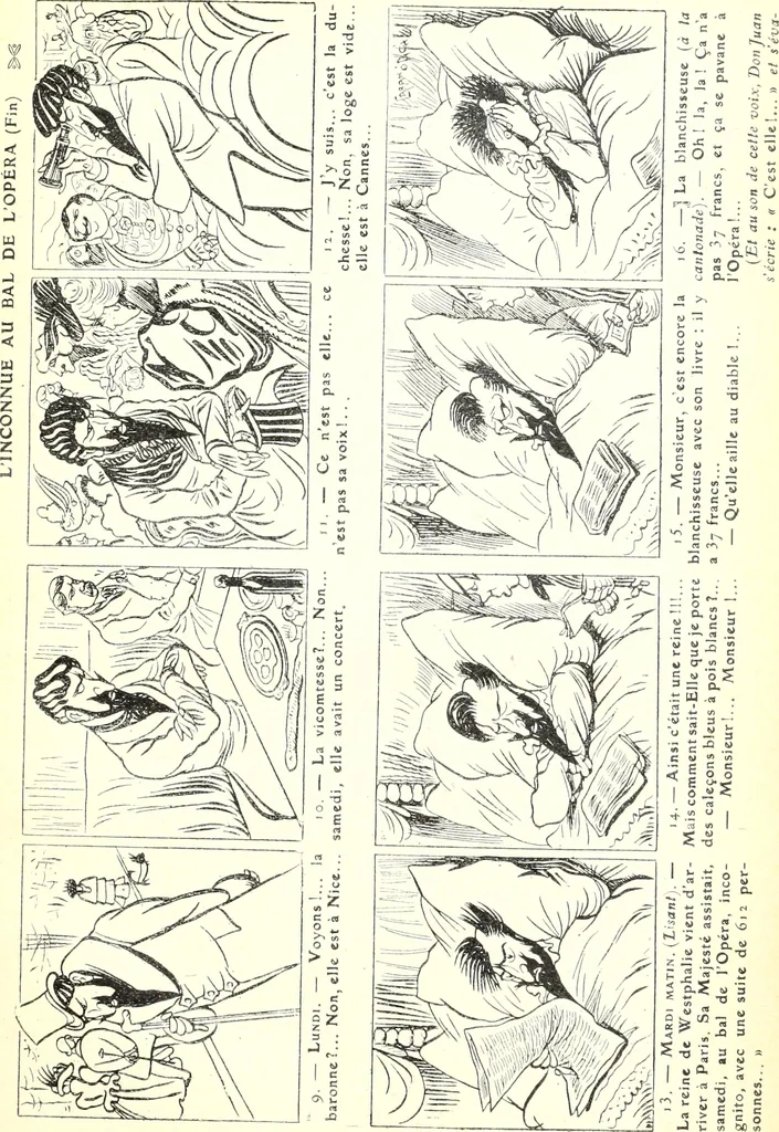 An illustration from Les maitres humoristes : les meilleurs dessins : les meilleurs légendes, 1905, leaf 130