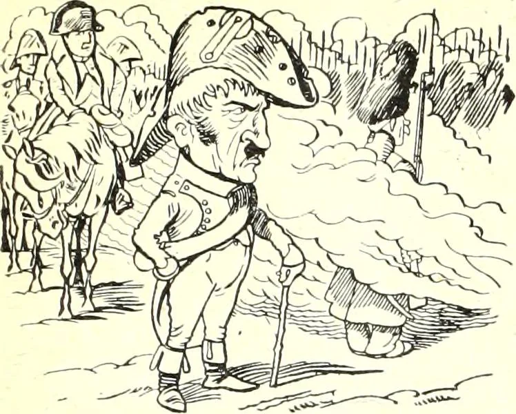 An illustration from Les maitres humoristes : les meilleurs dessins : les meilleurs légendes, 1905, leaf 142