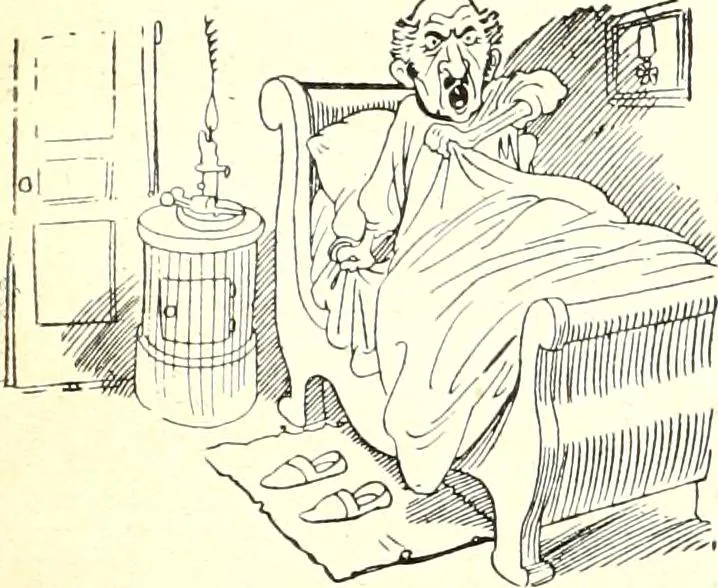 An illustration from Les maitres humoristes : les meilleurs dessins : les meilleurs légendes, 1905, leaf 142