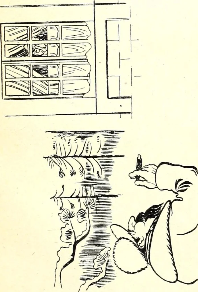 An illustration from Les maitres humoristes : les meilleurs dessins : les meilleurs légendes, 1905, leaf 146