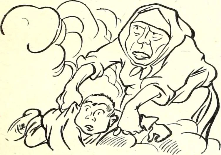 An illustration from Les maitres humoristes : les meilleurs dessins : les meilleurs légendes, 1905, leaf 154