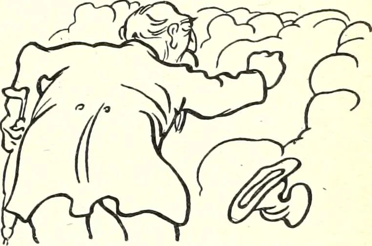 An illustration from Les maitres humoristes : les meilleurs dessins : les meilleurs légendes, 1905, leaf 154