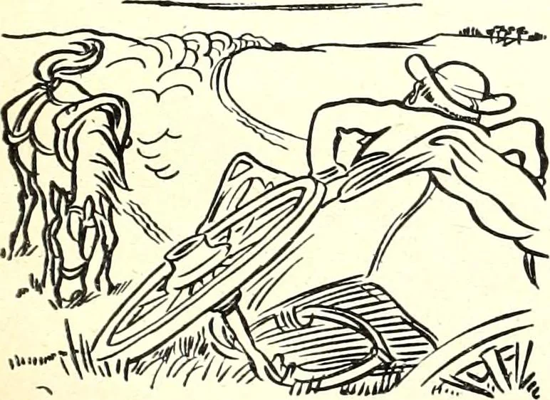An illustration from Les maitres humoristes : les meilleurs dessins : les meilleurs légendes, 1905, leaf 154
