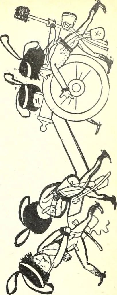 An illustration from Les maitres humoristes : les meilleurs dessins : les meilleurs légendes, 1905, leaf 158