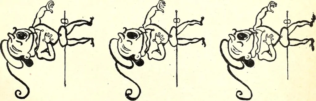 An illustration from Les maitres humoristes : les meilleurs dessins : les meilleurs légendes, 1905, leaf 158
