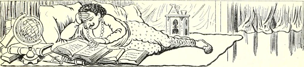An illustration from Les maitres humoristes : les meilleurs dessins : les meilleurs légendes, 1905, leaf 26