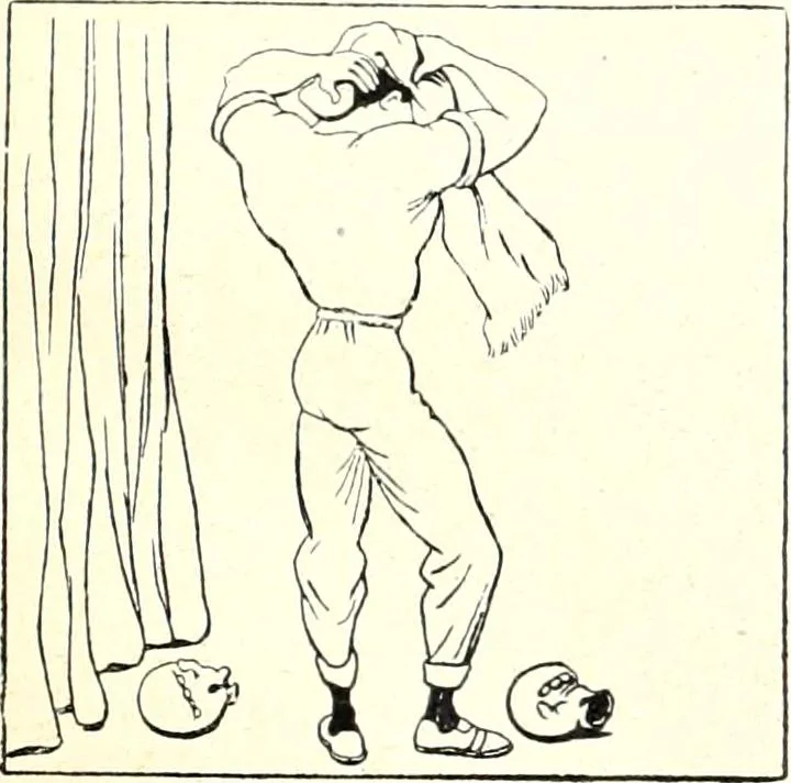 An illustration from Les maitres humoristes : les meilleurs dessins : les meilleurs légendes, 1905, leaf 30