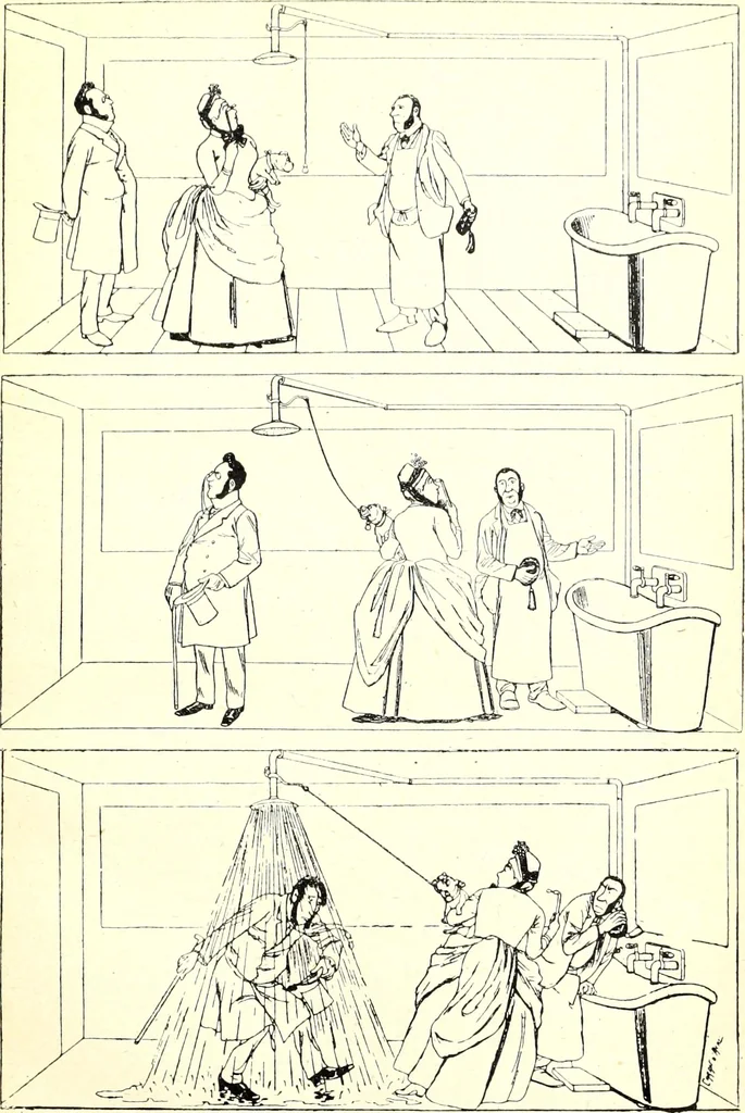 An illustration from Les maitres humoristes : les meilleurs dessins : les meilleurs légendes, 1905, leaf 32