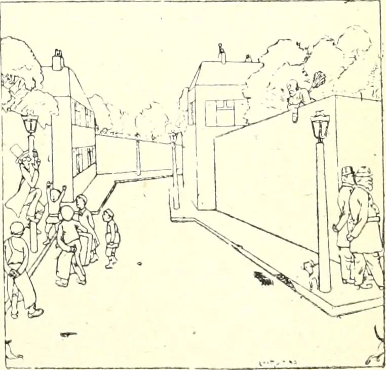 An illustration from Les maitres humoristes : les meilleurs dessins : les meilleurs légendes, 1905, leaf 40