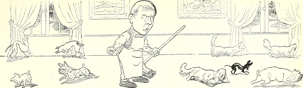 An illustration from Les maitres humoristes : les meilleurs dessins : les meilleurs légendes, 1905, leaf 46