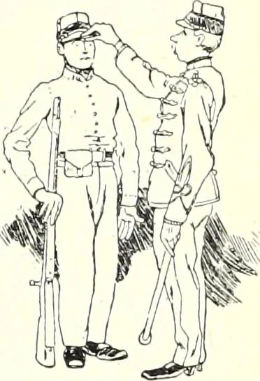 An illustration from Les maitres humoristes : les meilleurs dessins : les meilleurs légendes, 1905, leaf 52