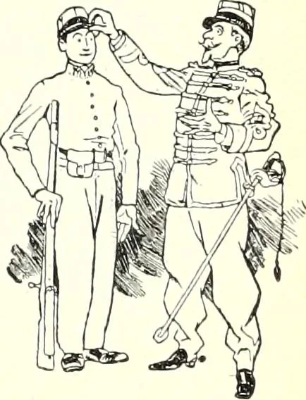 An illustration from Les maitres humoristes : les meilleurs dessins : les meilleurs légendes, 1905, leaf 52