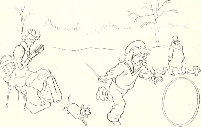 An illustration from Les maitres humoristes : les meilleurs dessins : les meilleurs légendes, 1905, leaf 58