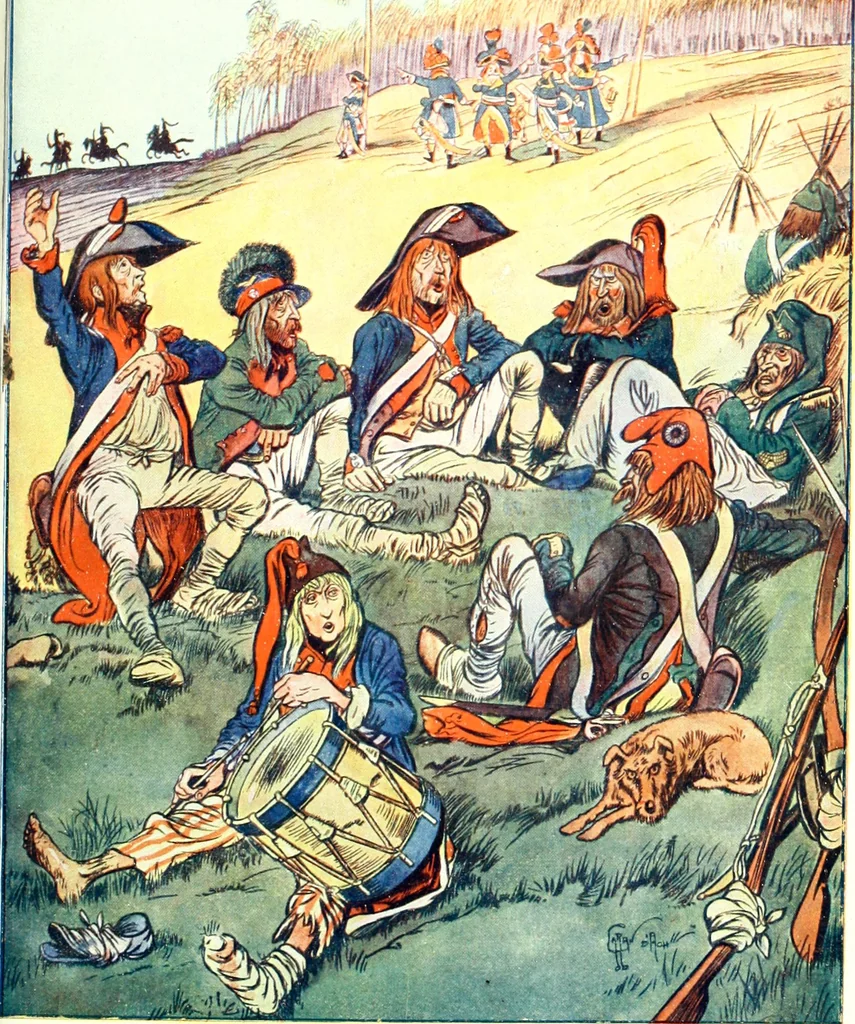 An illustration from Les maitres humoristes : les meilleurs dessins : les meilleurs légendes, 1905, leaf 6