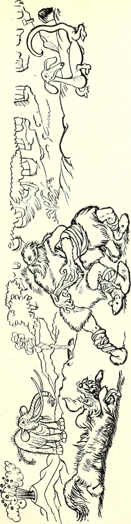 An illustration from Les maitres humoristes : les meilleurs dessins : les meilleurs légendes, 1905, leaf 64