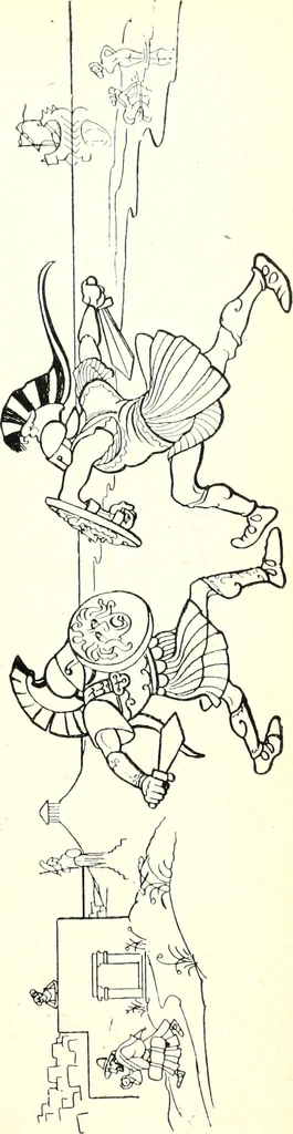 An illustration from Les maitres humoristes : les meilleurs dessins : les meilleurs légendes, 1905, leaf 64