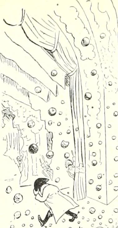 An illustration from Les maitres humoristes : les meilleurs dessins : les meilleurs légendes, 1905, leaf 78