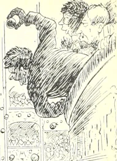 An illustration from Les maitres humoristes : les meilleurs dessins : les meilleurs légendes, 1905, leaf 78