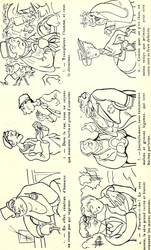 An illustration from Les maitres humoristes : les meilleurs dessins : les meilleurs légendes, 1905, leaf 80