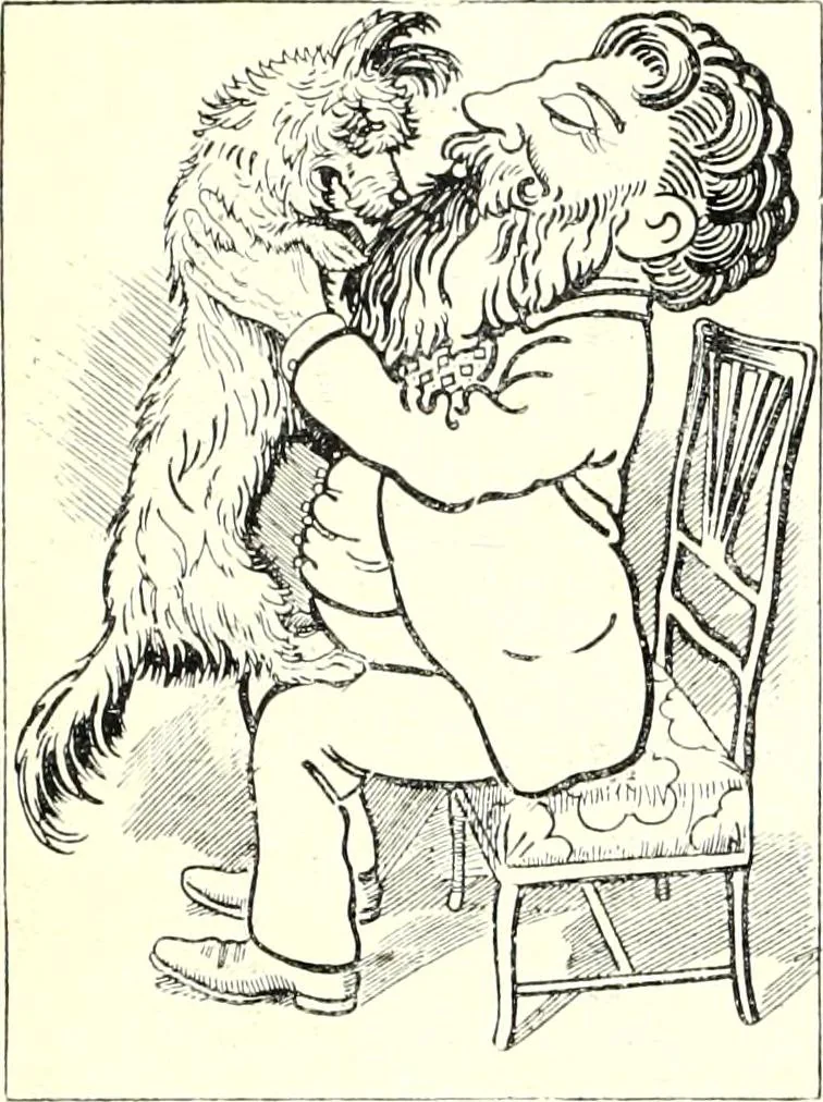 An illustration from Les maitres humoristes : les meilleurs dessins : les meilleurs légendes, 1905, leaf 84