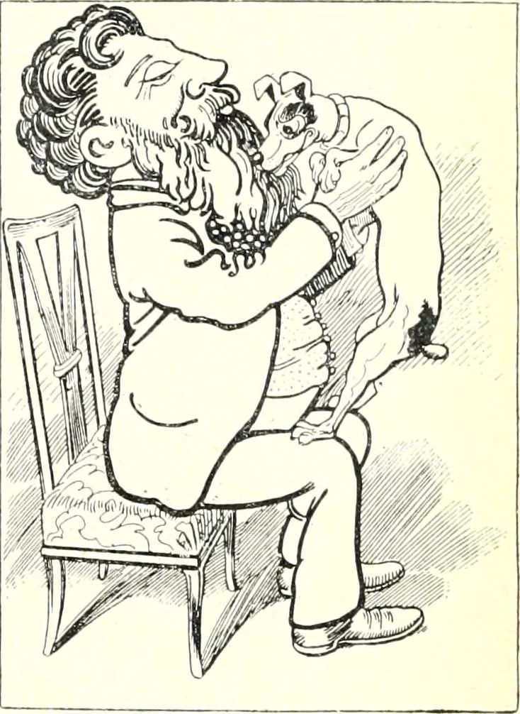 An illustration from Les maitres humoristes : les meilleurs dessins : les meilleurs légendes, 1905, leaf 84