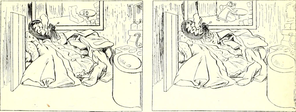 An illustration from Les maitres humoristes : les meilleurs dessins : les meilleurs légendes, 1905, leaf 96