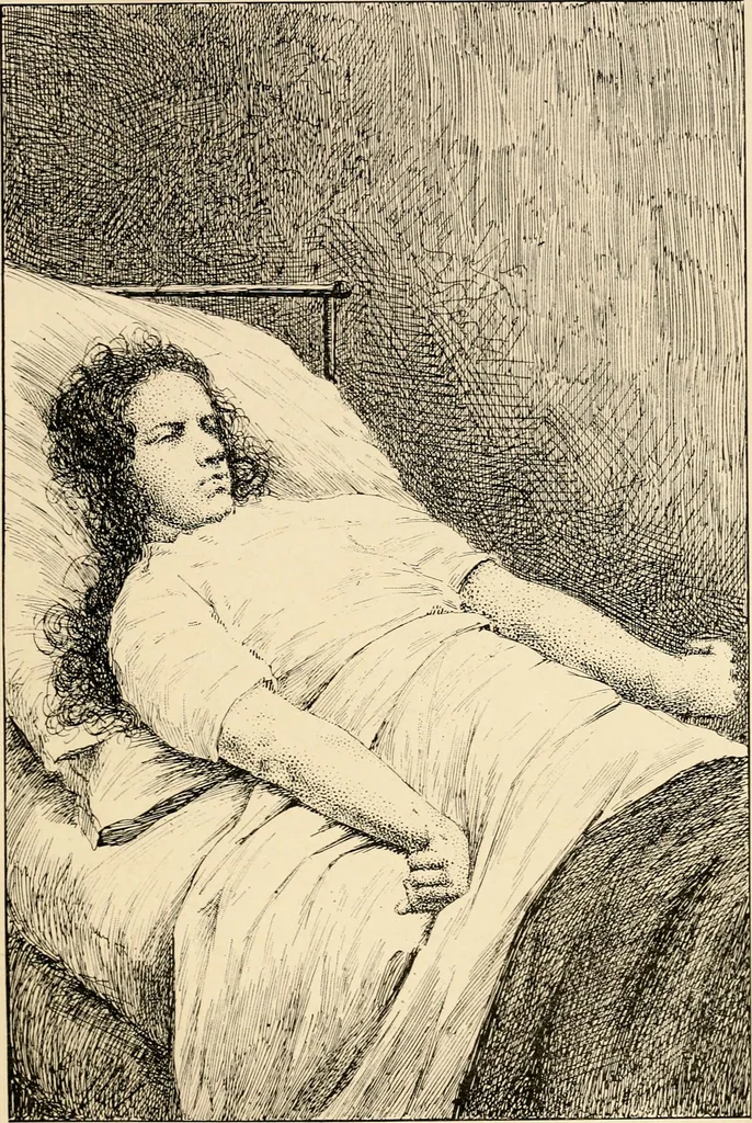 An illustration from Les maladies épidémiques de l'esprit; sorcellerie, magnétisme, morphinisme, délire des grandeurs, 1887, leaf 100