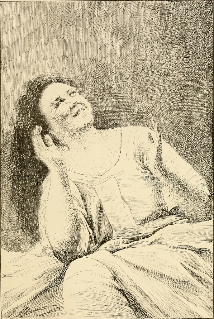 An illustration from Les maladies épidémiques de l'esprit; sorcellerie, magnétisme, morphinisme, délire des grandeurs, 1887, leaf 106