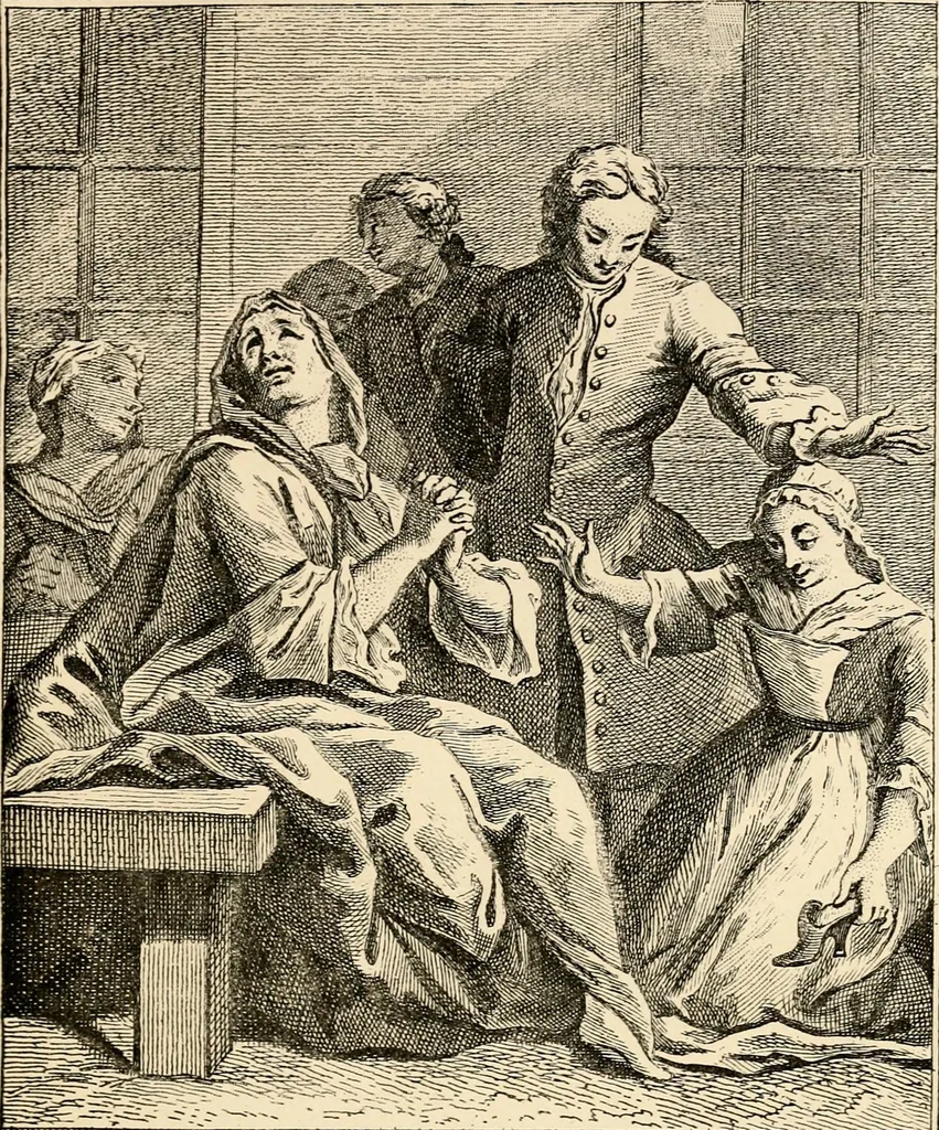 An illustration from Les maladies épidémiques de l'esprit; sorcellerie, magnétisme, morphinisme, délire des grandeurs, 1887, leaf 144