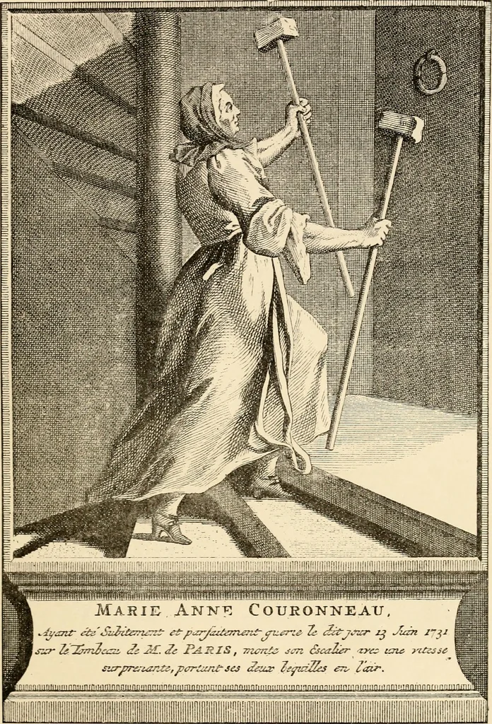 An illustration from Les maladies épidémiques de l'esprit; sorcellerie, magnétisme, morphinisme, délire des grandeurs, 1887, leaf 150